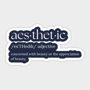 Elegance Redefined: The Essence of Aesthetic Sticker